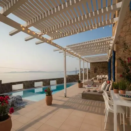 ヴィラ Mykonos For 8 With Pool *